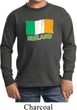 St Patrick's Day Distressed Ireland Flag Kids Long Sleeve Shirt