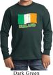 St Patrick's Day Distressed Ireland Flag Kids Long Sleeve Shirt