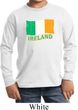 St Patrick's Day Distressed Ireland Flag Kids Long Sleeve Shirt