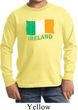 St Patrick's Day Distressed Ireland Flag Kids Long Sleeve Shirt