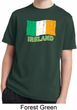 St Patrick's Day Distressed Ireland Flag Kids Moisture Wicking Shirt