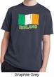 St Patrick's Day Distressed Ireland Flag Kids Moisture Wicking Shirt