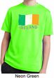 St Patrick's Day Distressed Ireland Flag Kids Moisture Wicking Shirt