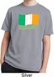 St Patrick's Day Distressed Ireland Flag Kids Moisture Wicking Shirt