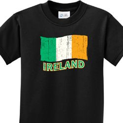 St Patrick's Day Distressed Ireland Flag Kids Shirt St Patrick's Day Distressed Ireland Flag Kids Shirt