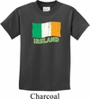 St Patrick's Day Distressed Ireland Flag Kids Shirt