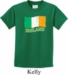 St Patrick's Day Distressed Ireland Flag Kids Shirt