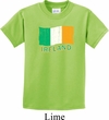 St Patrick's Day Distressed Ireland Flag Kids Shirt