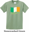 St Patrick's Day Distressed Ireland Flag Kids Shirt