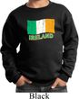 St Patrick's Day Distressed Ireland Flag Kids Sweat Shirt