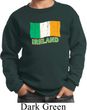 St Patrick's Day Distressed Ireland Flag Kids Sweat Shirt