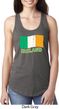 St Patrick's Day Distressed Ireland Flag Ladies Ideal Tank Top
