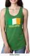 St Patrick's Day Distressed Ireland Flag Ladies Ideal Tank Top
