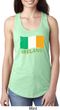 St Patrick's Day Distressed Ireland Flag Ladies Ideal Tank Top