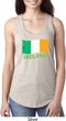 St Patrick's Day Distressed Ireland Flag Ladies Ideal Tank Top