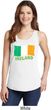 St Patrick's Day Distressed Ireland Flag Ladies Tank Top