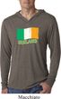 St Patrick's Day Distressed Ireland Flag Lightweight Hoodie Shirt