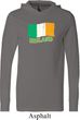 St Patrick's Day Distressed Ireland Flag Lightweight Hoodie Tee