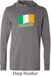 St Patrick's Day Distressed Ireland Flag Lightweight Hoodie Tee
