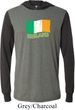 St Patrick's Day Distressed Ireland Flag Lightweight Hoodie Tee