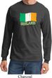 St Patrick's Day Distressed Ireland Flag Long Sleeve Shirt