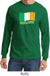 St Patrick's Day Distressed Ireland Flag Long Sleeve Shirt