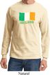 St Patrick's Day Distressed Ireland Flag Long Sleeve Shirt