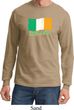 St Patrick's Day Distressed Ireland Flag Long Sleeve Shirt