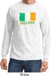 St Patrick's Day Distressed Ireland Flag Long Sleeve Shirt