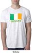 St Patrick's Day Distressed Ireland Flag Mens Burnout Shirt