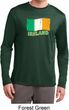 St Patrick's Day Distressed Ireland Flag Mens Dry Wicking Long Sleeve