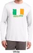 St Patrick's Day Distressed Ireland Flag Mens Dry Wicking Long Sleeve