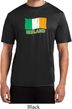 St Patrick's Day Distressed Ireland Flag Mens Moisture Wicking Shirt
