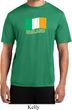 St Patrick's Day Distressed Ireland Flag Mens Moisture Wicking Shirt