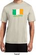 St Patrick's Day Distressed Ireland Flag Mens Moisture Wicking Shirt