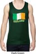 St Patrick's Day Distressed Ireland Flag Mens Moisture Wicking Tanktop