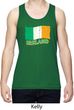 St Patrick's Day Distressed Ireland Flag Mens Moisture Wicking Tanktop