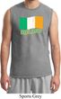 St Patrick's Day Distressed Ireland Flag Mens Muscle Shirt
