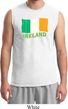 St Patrick's Day Distressed Ireland Flag Mens Muscle Shirt