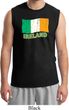 St Patrick's Day Distressed Ireland Flag Mens Muscle Shirt