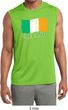 St Patrick's Day Distressed Ireland Flag Mens Sleeveless Dry Wicking