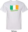 St Patrick's Day Distressed Ireland Flag Mens Tall Shirt