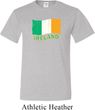 St Patrick's Day Distressed Ireland Flag Mens Tall Shirt
