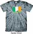 St Patrick's Day Distressed Ireland Flag Spider Tie Dye Shirt