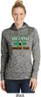 St Patrick's Day Ireland Drinking Team Ladies Black Dry Wicking Hoodie