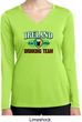 St Patrick's Day Ireland Drinking Team Ladies Dry Wicking Long Sleeve