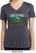 St Patrick's Day Ireland Drinking Team Ladies Dry Wicking V-neck Shirt