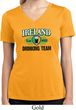 St Patrick's Day Ireland Drinking Team Ladies Dry Wicking V-neck Shirt