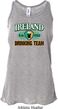 St Patrick's Day Ireland Drinking Team Ladies Flowy Racerback Tanktop