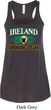 St Patrick's Day Ireland Drinking Team Ladies Flowy Racerback Tanktop